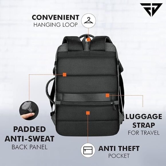 FUR JADEN 40L Weekender Travel Laptop Backpack - Image 2