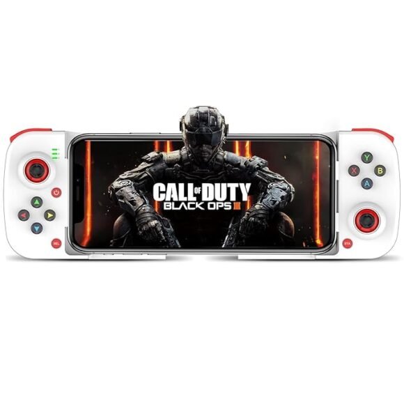 Astra One : Mobile Gaming controller for your Mobile, Tablet, Console or PC (White); Compatible with Android, iPhone, Windows, Mac, PS3, PS4