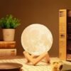 RUCON® 3D Moon lamp 7 Multi Colors Changing Touch Sensor for Adult