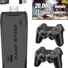 Video Games for Kids Retro Game Stick for Tv Wireless Video Games for tv Gaming 64GB