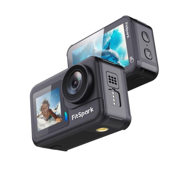 FitSpark Dolphin 1.0 20M Body Waterproof Real 4K30FPS Dual Big 2.2