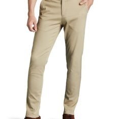 Symbol Premium Men's Slim Fit Flexi Waist Casual Pants | Stretchable Chinos | Stylish Office Fashion Trousers