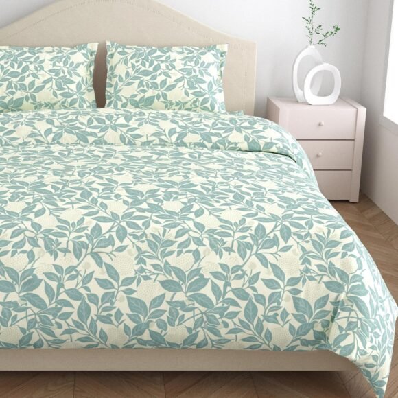 Haus & Kinder 144 TC Double Bed Pure Cotton Bedsheets for Queen - Image 3