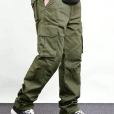 Lymio Reguler Fit Cotton Cargo Pants for Men (Cargo-46-49)