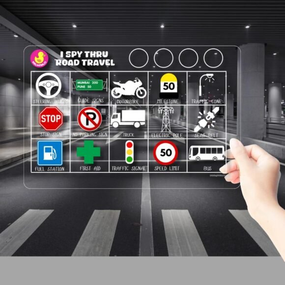 Bibliophiles iSpy Activity Games for Kids Age 3 to 6 Fun Tabletop Game in English Unisex Screen