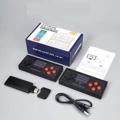 GSH Plug and Play Wireless HD 1080p TV Video Game for Kids (8 Bit Retro Built-in Games)