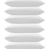 Microfiber Soft White Pillows | Pillows for Sleeping White - Set of 6 (Size - 16x24 Inches Or 40x60 cm) Pack of 6