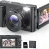 48MP 4K Digital Camera for Photography & Video, Autofocus, Anti-Shake,
