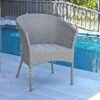 Wooden Street Vatican Set of 2 Outdoor Seating Chairs, Garden Patio Coffee Chair Set, Balcony Wicker Furniture with 2 Chairs Only, Outdoor Furniture for Terrace (44x24x31 inches, Brown)