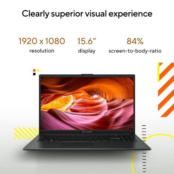 ASUS Vivobook Go 15 (2023), AMD Ryzen 5 7520U, Thin & Light Laptop,15.6" (39.62 cm) FHD, (16GB/512GB - Image 3