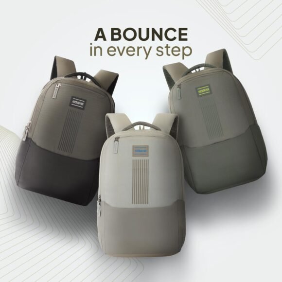 American Tourister New Bounce Style 01, 27L Volume College Backpack with Front Organizer - Image 2