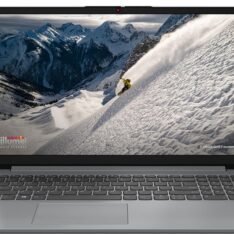 Lenovo IdeaPad 1 AMD Ryzen 5 7520U 15.6" HD Thin and Light Laptop (8 GB/512GB SDD/Windows 11 Home/1Yr Warranty/Cloud Grey/1.58Kg), 82VG00ESIN