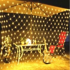 XERGY 192 LED String Light 2 X 2 Meter Net Mesh Light Fishing Net Lights for Wedding Party Home Garden
