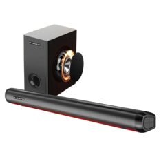 E GATE Enigma 306 | 210W 2.1 Surround Home Theatre TV Sound Bar, Wired 6.5