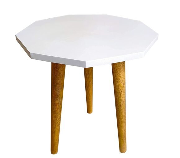 UHUD Crafts Beautiful Antique Wooden Fold-able Side Table/End Table