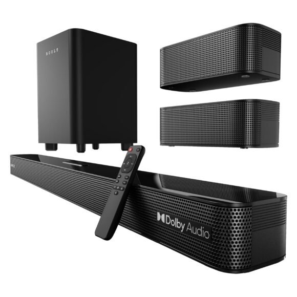 Boult Newly Launched X625 5.1ch Dolby Digital 625W Bluetooth Soundbar with Down-Firing Subwoofer
