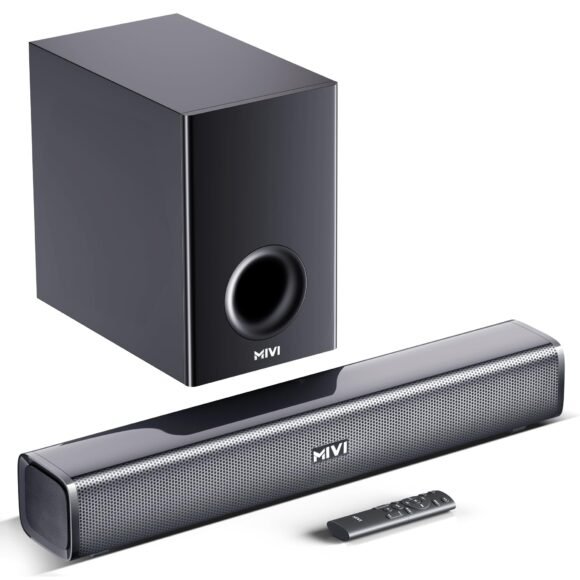 Mivi Fort H120 Soundbar, [Just Launched]- 120W Home Theatre Sound Bar, 2.1 - Image 2