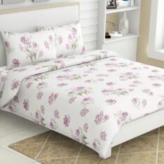 Haus & Kinder Bedsheets 100% Cotton Double Bed Bedsheet 186