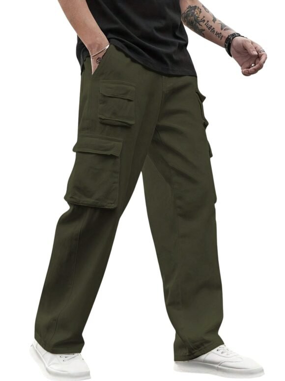 Lymio Men Cargo || Men Cargo Pants || Men Cargo Pants Cotton || Cargos for Men (Cargo-38-41) - Image 2