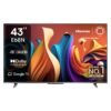TOSHIBA 108 cm (43 inches) C450ME Series 4K Ultra HD Smart QLED TV 43C450ME (Silver)