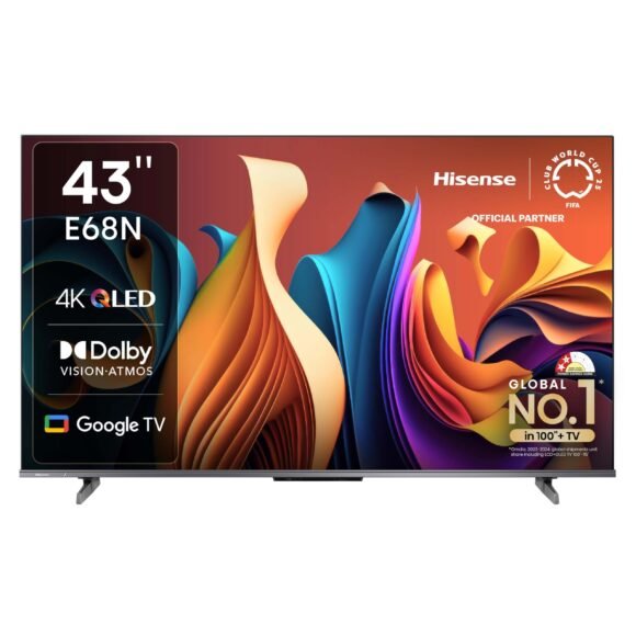 TOSHIBA 108 cm (43 inches) C450ME Series 4K Ultra HD Smart QLED TV 43C450ME (Silver)