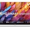 VW 80 cm (32 inches) Frameless Series HD Ready Android Smart LED TV VW32S (Black)