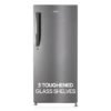 Haier 190 L, 4 Star, Direct Cool Single Door Refrigerator (HED-204DS-P, Dazzle Steel)