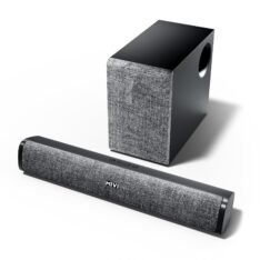 Mivi Fort Q48 Soundbar with subwoofer, 48 Watts, 2.1 Channel with 2 in-Build Full-Range Speakers
