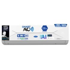 Carrier 1.5 Ton 3 Star Wi-Fi Smart Flexicool Inverter Split AC (Copper, Convertible 6-in-1 Cooling,Smart